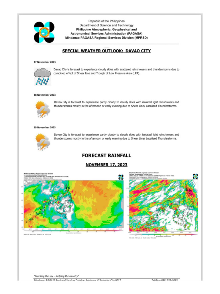 WEATHERMEMO | PDF