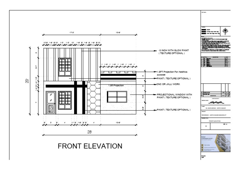 Front Elevation Design for Residence | PDF
