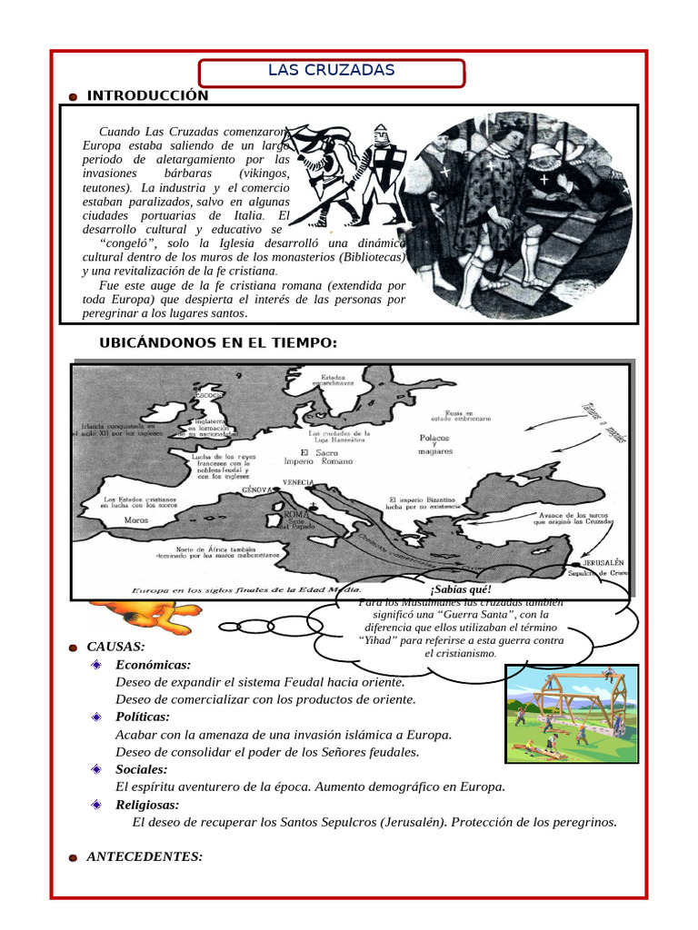 Cruzadas y el Imperio Bizantino | PDF | Cruzadas | imperio Bizantino