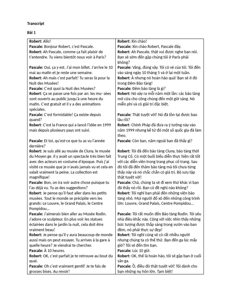 Transcript | PDF