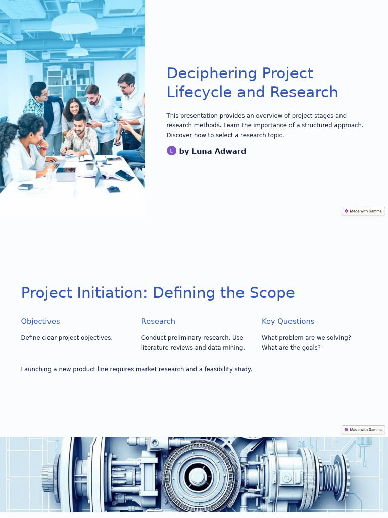 Project Lifecycle & Research Methods Guide | PDF | Methodology ...