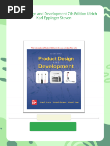 Product Design and Development 7th Edition Ulrich Karl Eppinger Steven - Get the ebook in PDF format for a complete experience