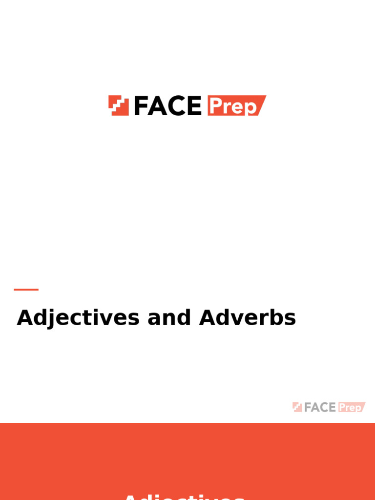 Adjectives and Adverbs | PDF | Adverb | Adjective