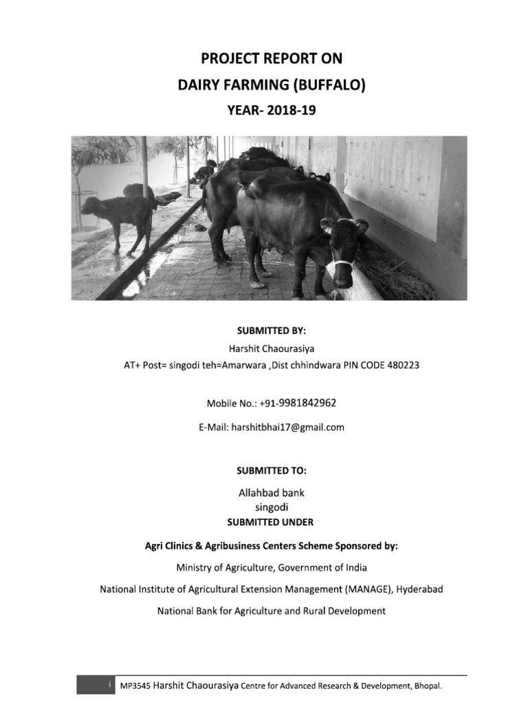 Dairy Farm Harshit | PDF