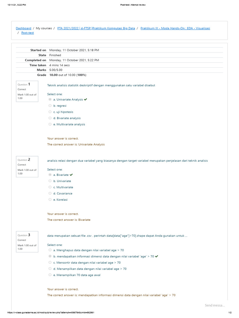 M3 Post-Test - Attempt Review | PDF