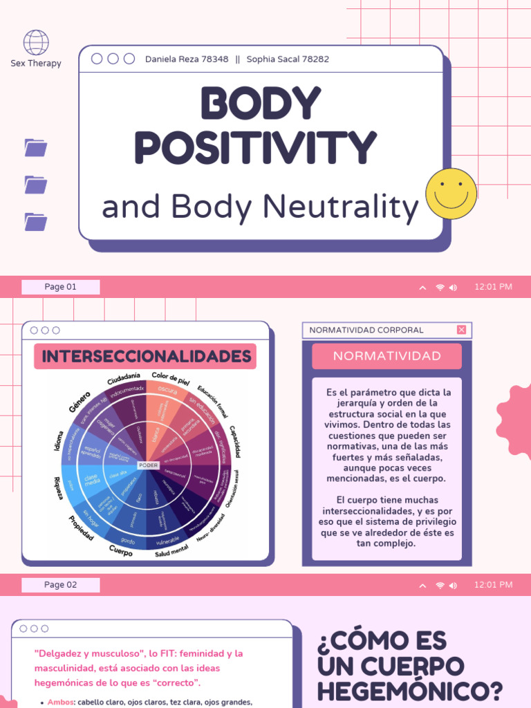 Cuerpos y Normatividad: Body Positivity y Neutrality | PDF | Autoestima ...