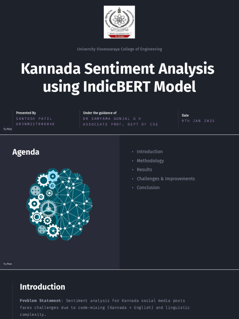 Kannada Sentiment Analysis 1 8 | PDF