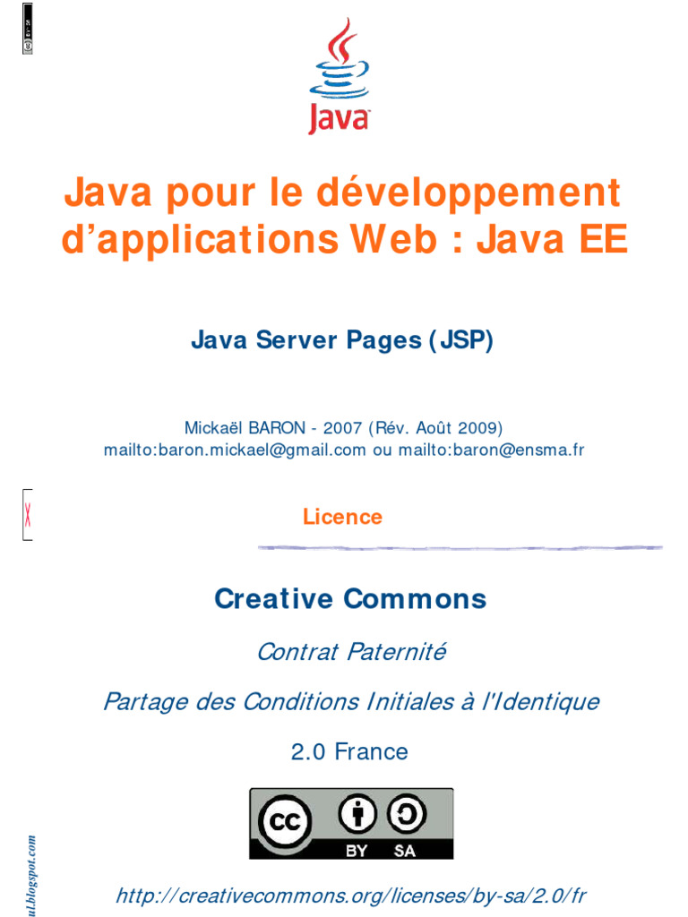 Introduction à Java Server Pages (JSP) | PDF | Java (Langage de ...