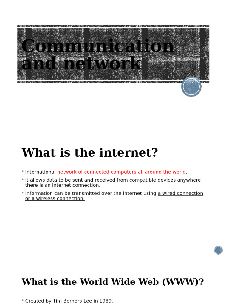 Understanding Internet and Network Basics | PDF | World Wide Web ...