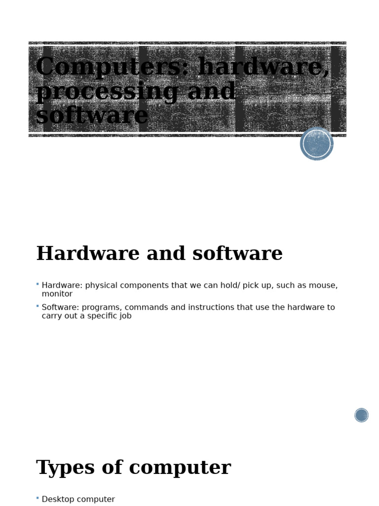 Computers Hardware Processing | PDF | Computer Data Storage | Random ...
