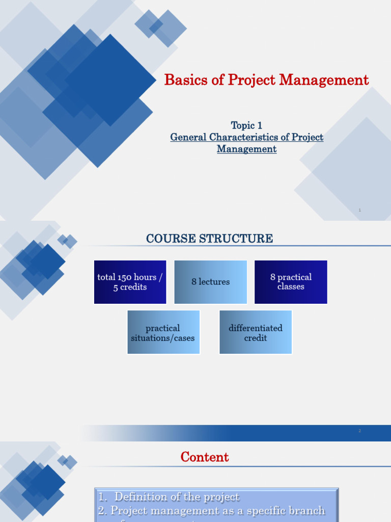 Project Management Fundamentals Guide | PDF | Project Management | Goal