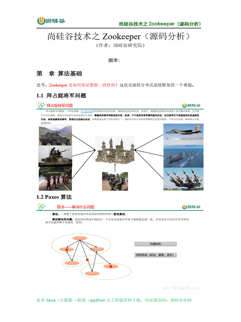 08 尚硅谷技术之Zookeeper（源码解析）V3.3 | PDF