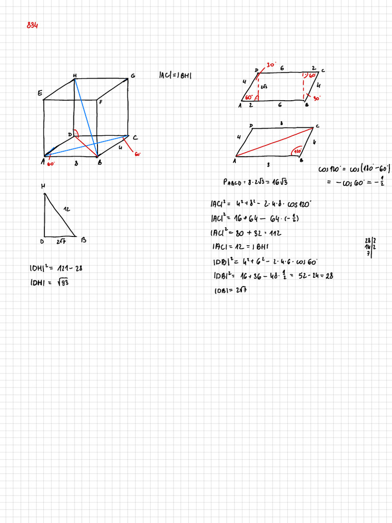 Mathematical Calculations and Formulas | PDF