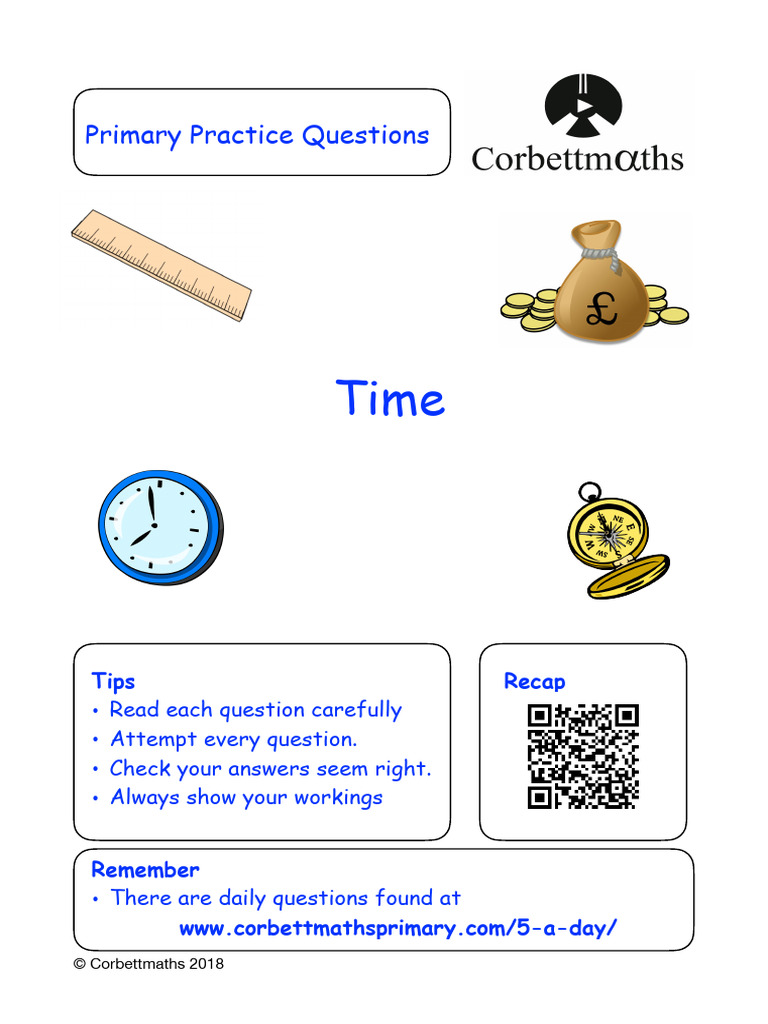 Time Calculation Practice Questions | PDF