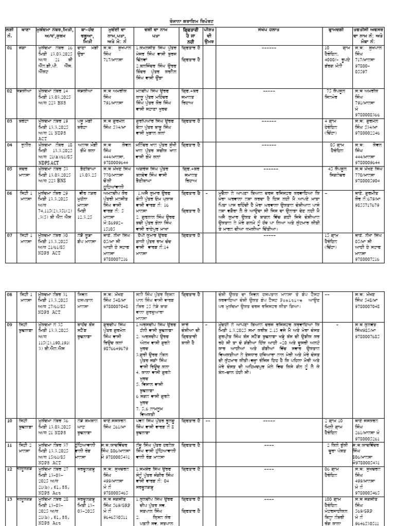 NDPS Act Summary and Updates | PDF