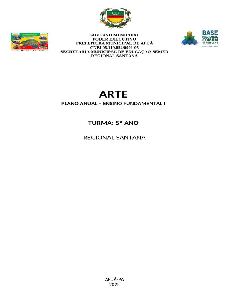 Atividades de Arte para 5º Ano | PDF