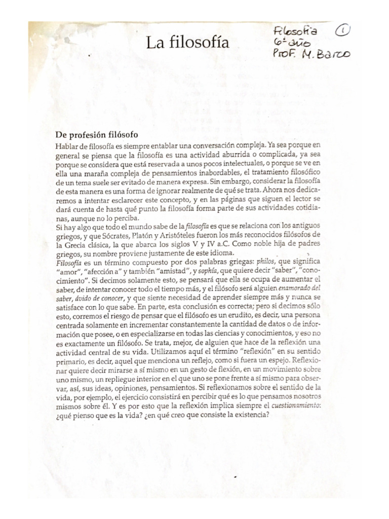 La Filosofía Texto Digfal 1 | PDF