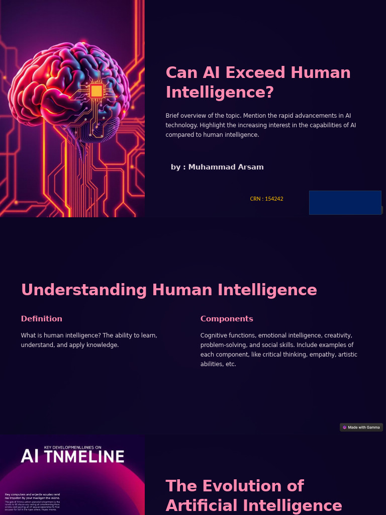 AI vs Human Intelligence: A Comparative Study | PDF | Artificial ...