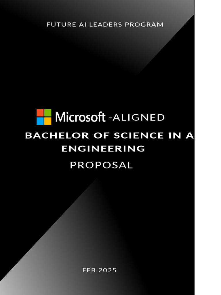 AI Engineering Microsoft-Aligned Program Draft PDF | PDF | Intelligence ...