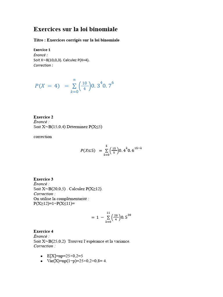 exercices-corrig-s-loi-binomiale-pdf-option-finance-option-d-achat