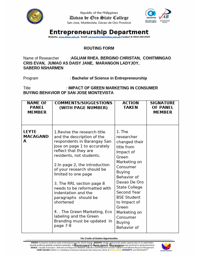 Routing Form Panel Member | PDF | Market (Economics) | Financial Economics