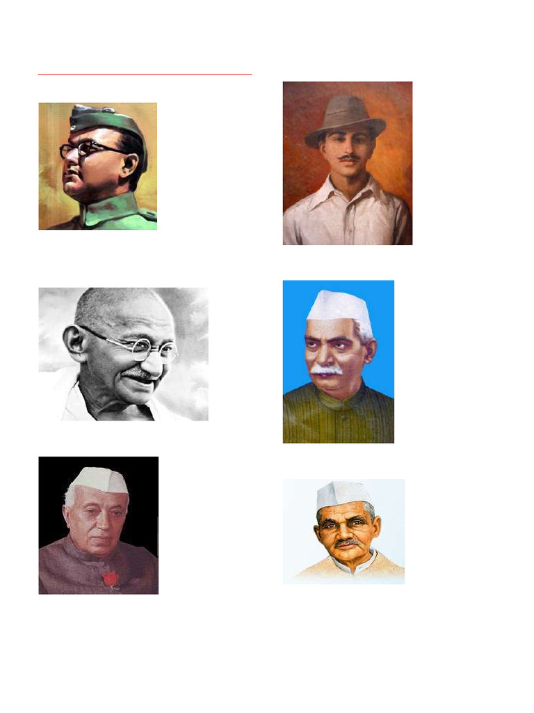 Top 25 Freedom Fighters of India | PDF