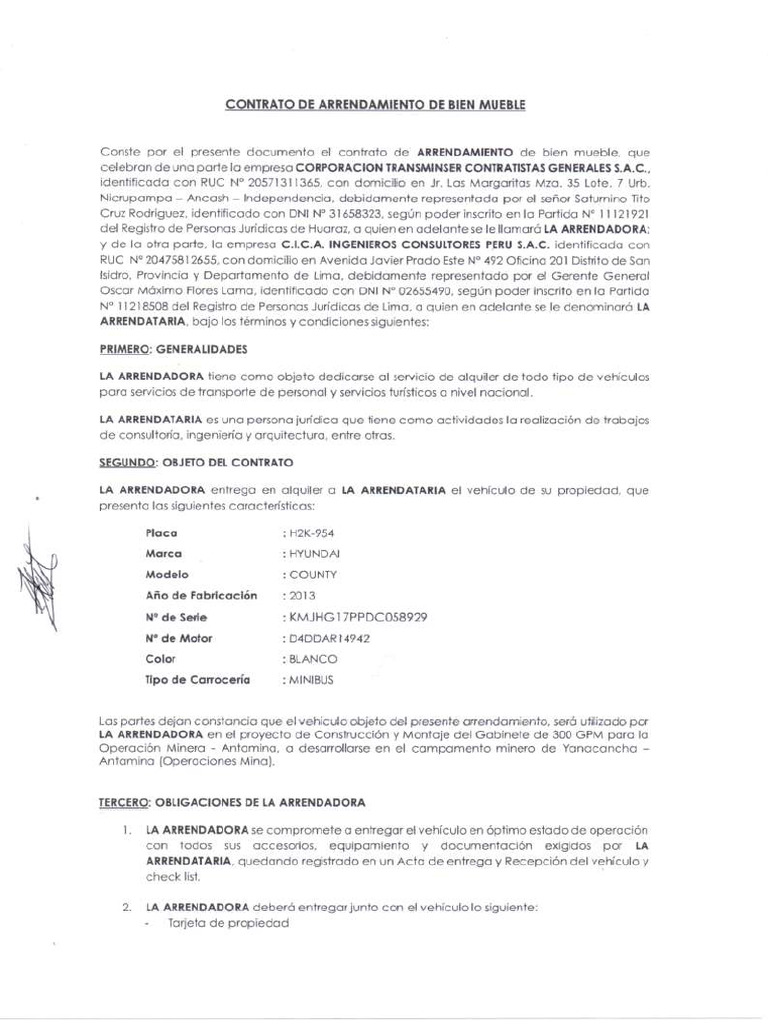Contrato H2K954 - Repsol | PDF