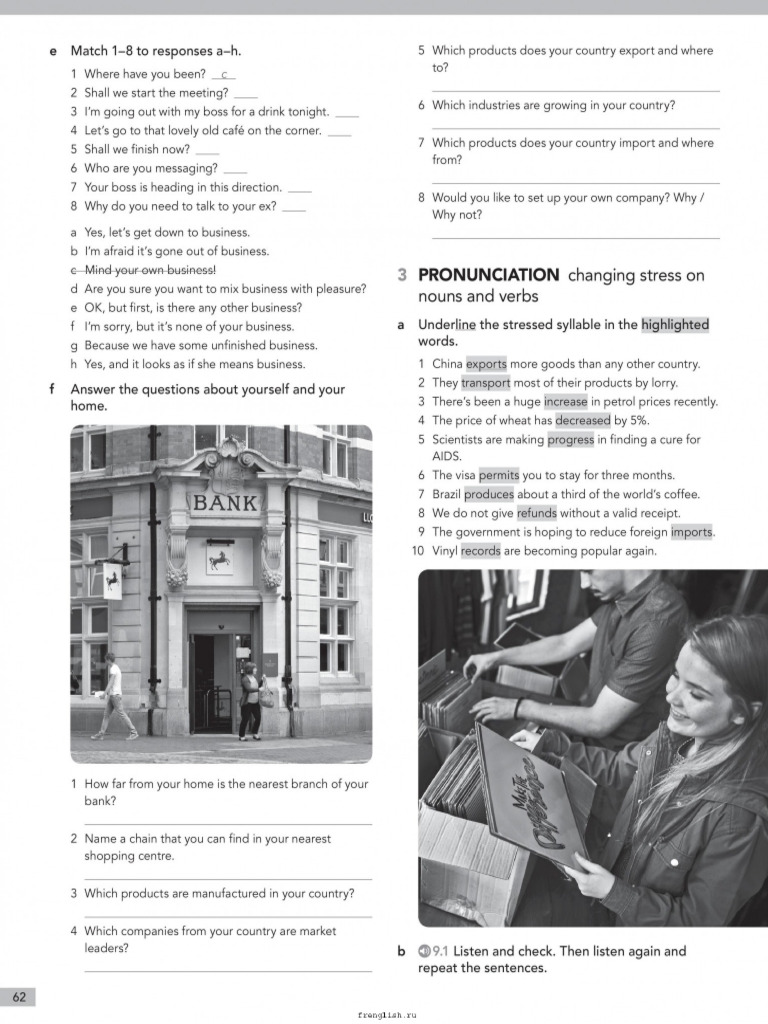 English File 4th Edition Upper Intermediate Workbook WWW Frenglish Ru ...