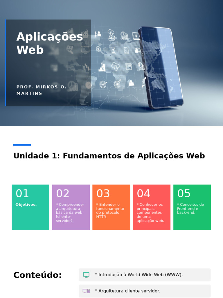 Aplicacoes Web - Aula01 | PDF | Rede mundial de computadores | Internet ...