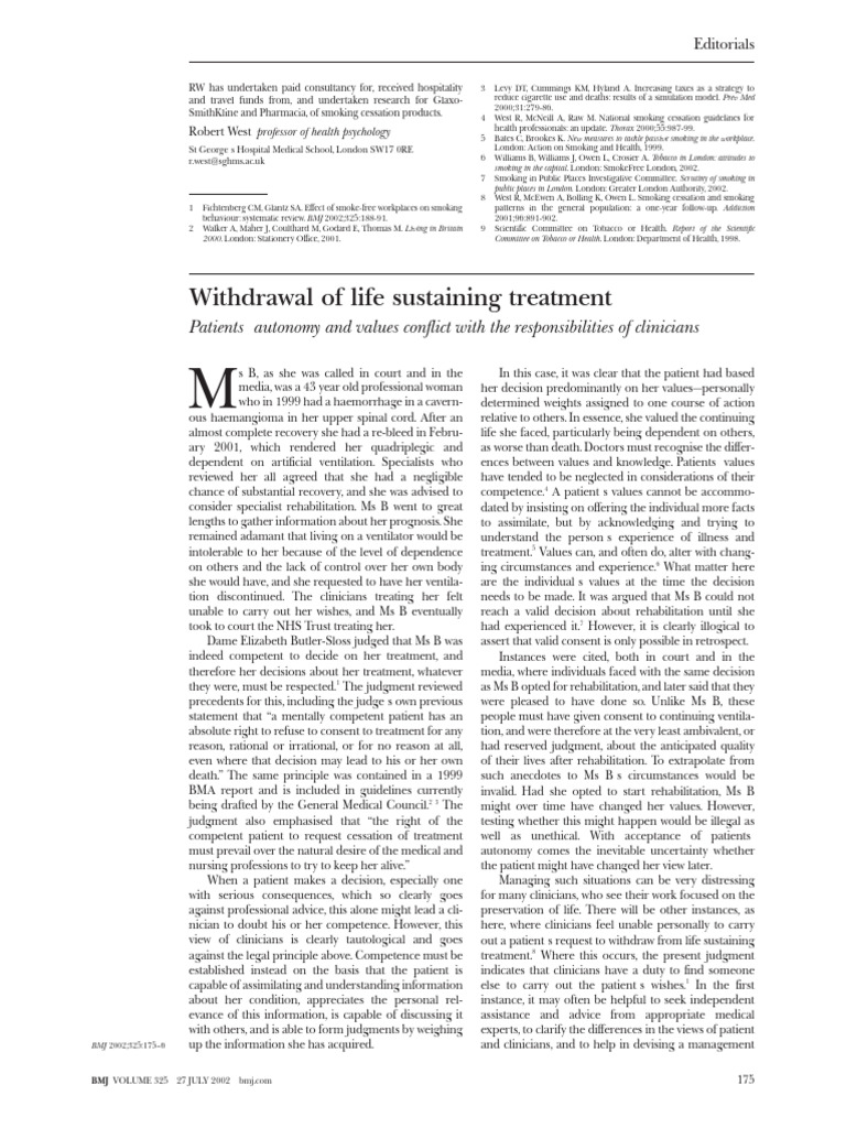 Ms B V NHS Hospital Trust (2002) | PDF | Pharmaceutical Industry ...