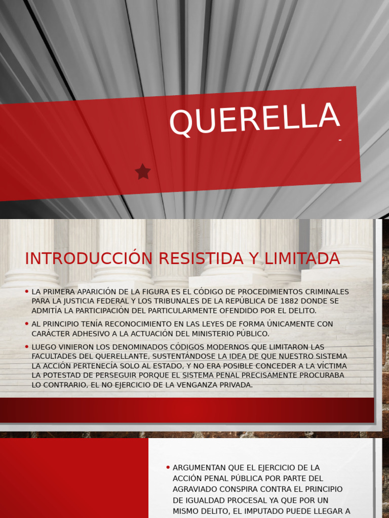 QUERELLA | PDF | Queja | Fiscal