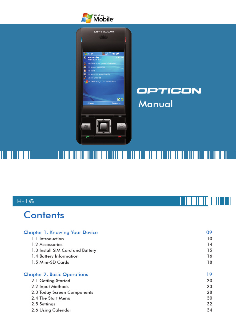 H-16 User Manual | PDF | Computer Keyboard | Smartphone