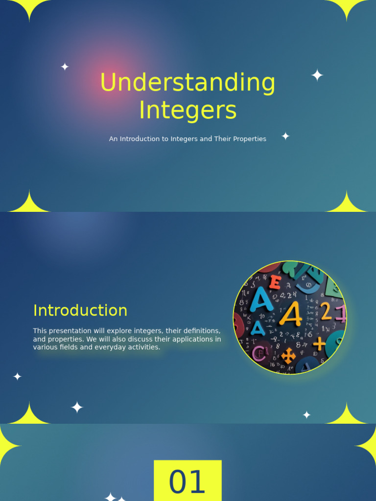 Introduction to Integers and Their Uses | PDF | Numbers | Integer