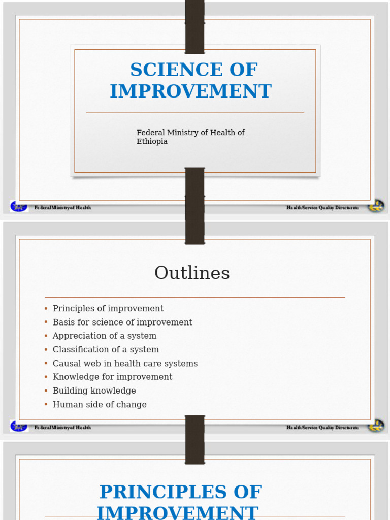 Principles of Health System Improvement | PDF | Motivation | Motivational