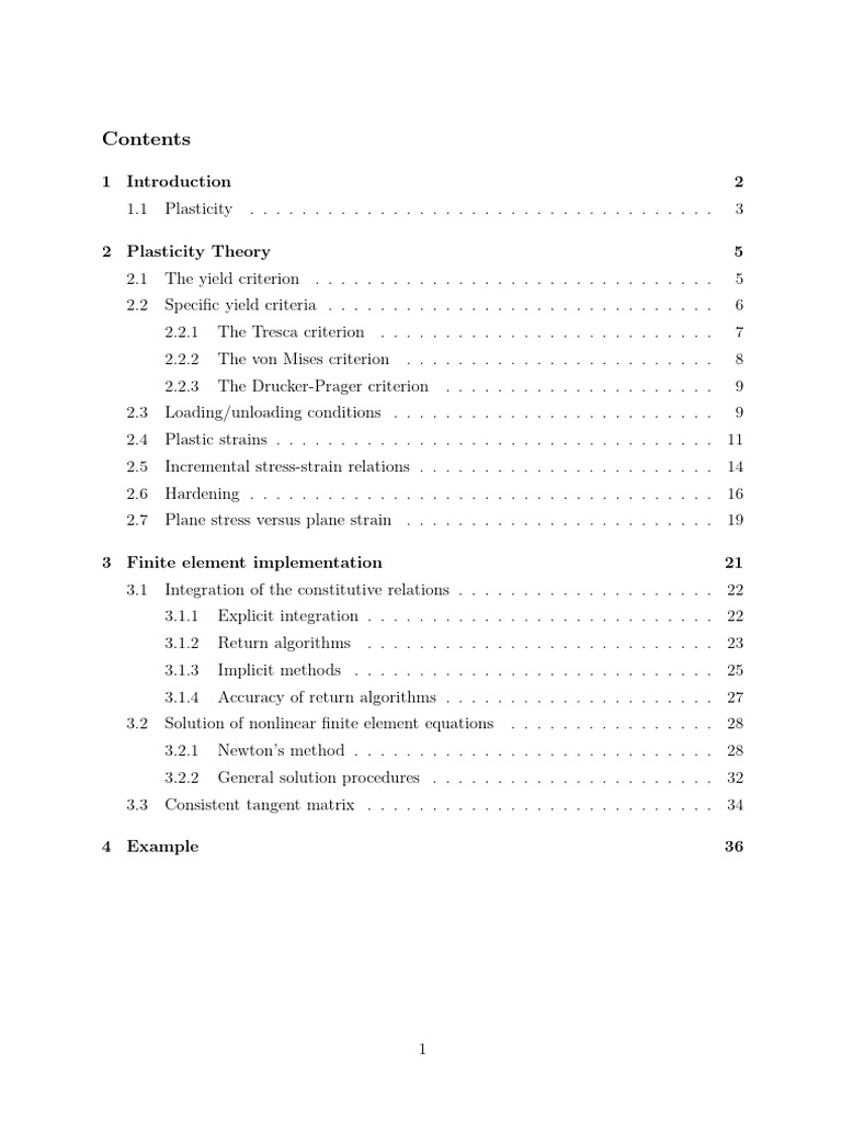 Understanding Plasticity Concepts | PDF | Deformation (Engineering ...