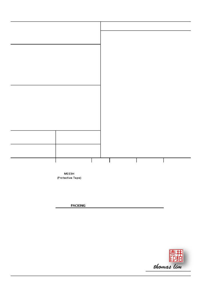 Packing List - GKB HITECH | PDF