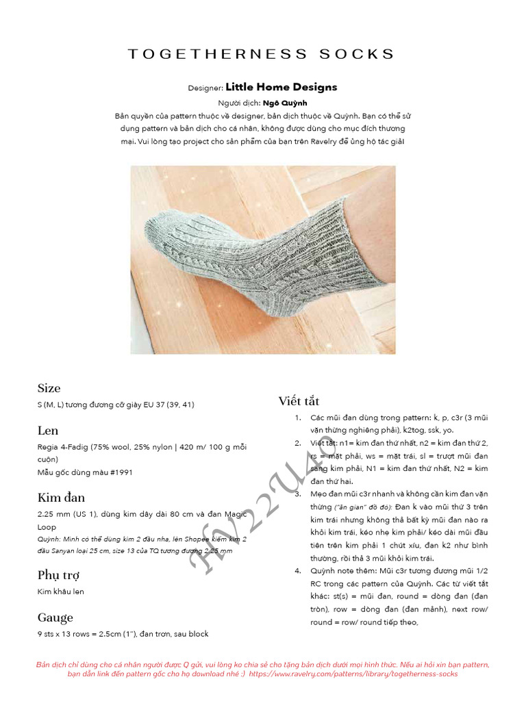 33 Togetherness Sockx | PDF