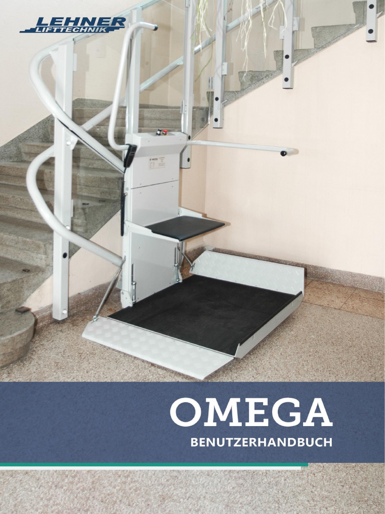 Omega Platform Lift User Manual | PDF | Elevator | Wheelchair
