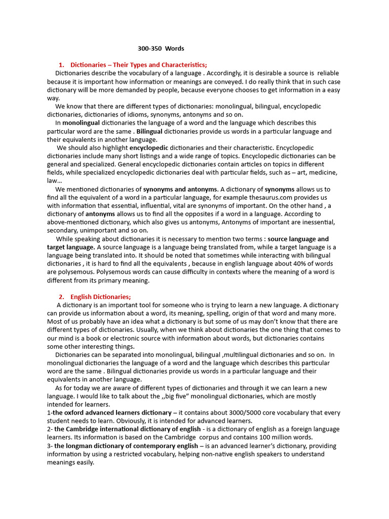 ლექსიკო ფინალური | PDF | Lexicography | Dictionary