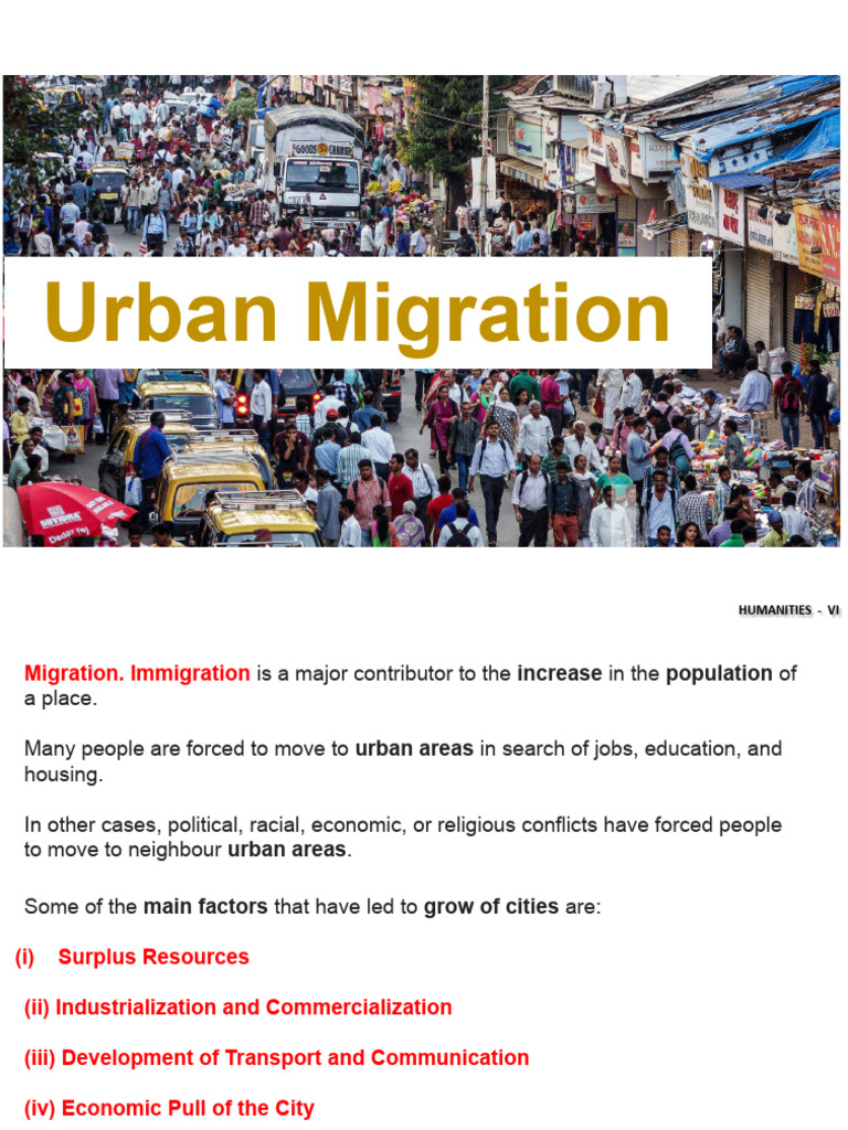 Urban Migration and Sprawl Dynamics | PDF | Urban Sprawl | Urbanization