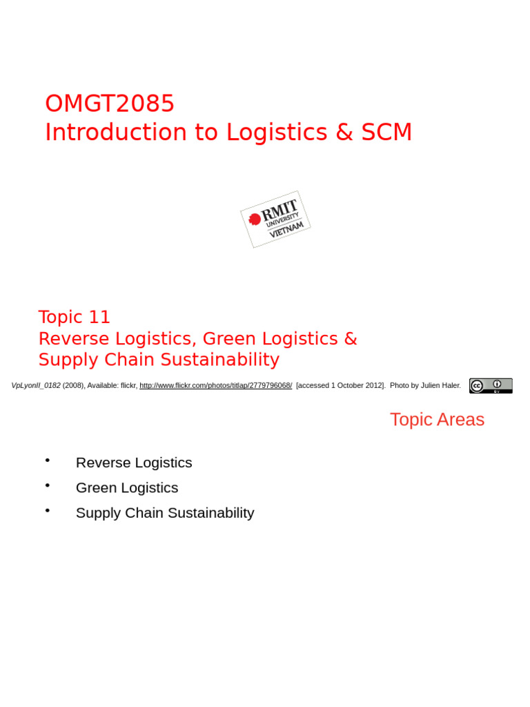 Reverse Logistics & Supply Chain Sustainability | PDF | Logistics ...