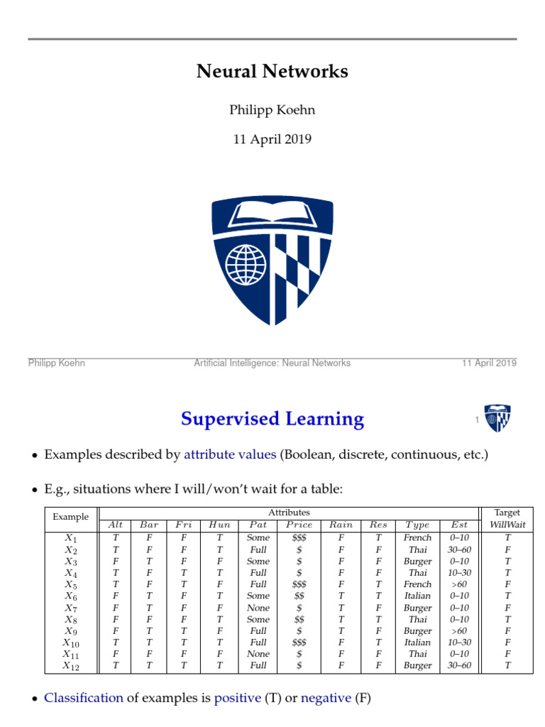 Lecture Neural Networks | PDF | Neuron | Synapse
