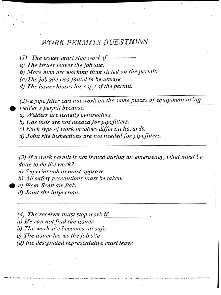 PTW Questions and Answers | PDF