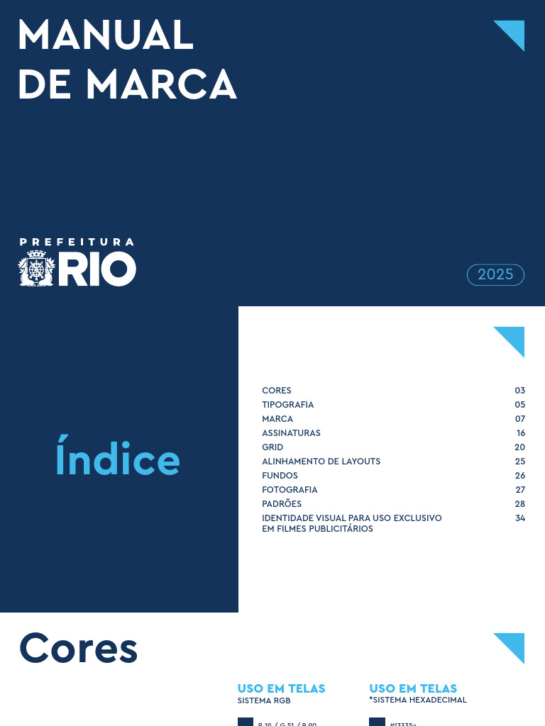 Manual de Identidade Visual 2025 | PDF | Modelo de cores RGB | Cor