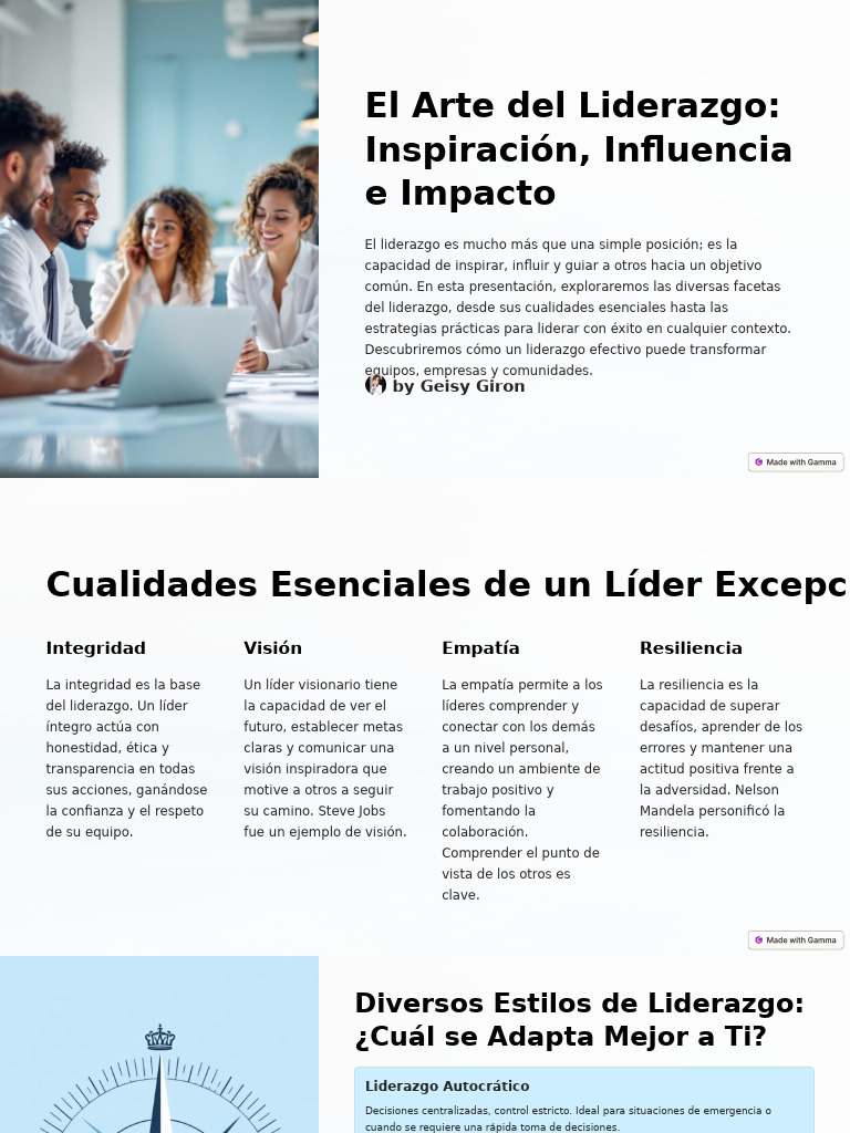 Claves del Liderazgo Efectivo | PDF | Liderazgo | Motivación
