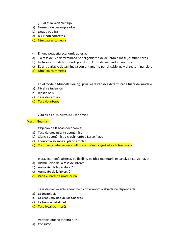 Conceptos Clave de Macroeconomía y Finanzas | PDF | Inflación | La ...