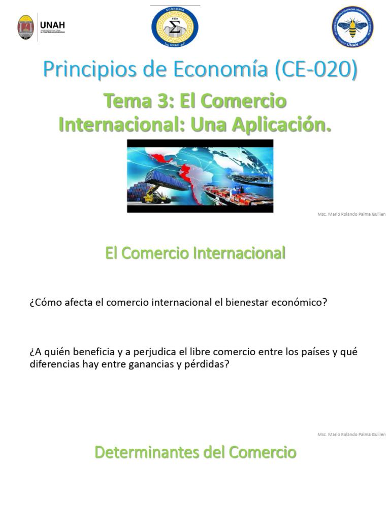 Tema 3 El Comercio Internacional | PDF | Excedente económico | Precios