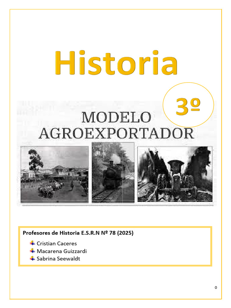 Historia 3ero - Material de Lectura (2025) | PDF