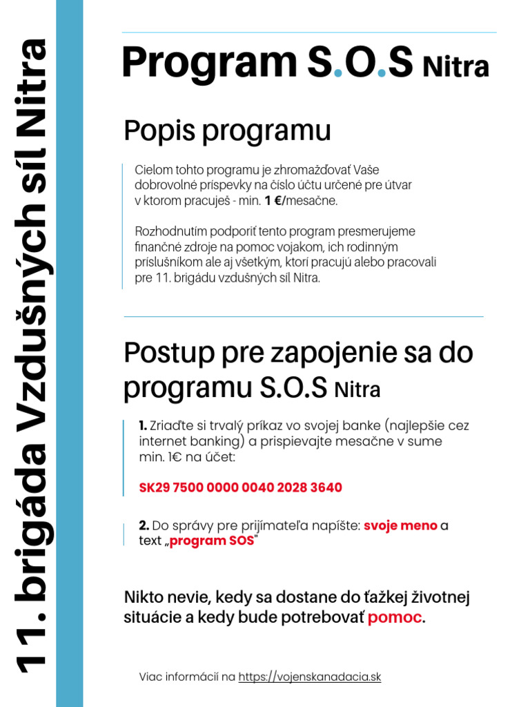 SOS Program Nitra | PDF
