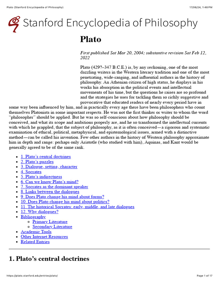 PLATO STANFORD ENCYCLOPEDIA OF PHILOSOPHY visual data 5